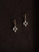S925 Sterling Silver French Lace Flower Hook Earrings